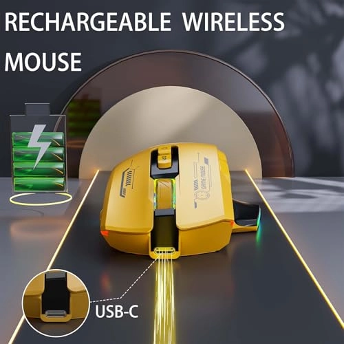 Wireless Gaming Mouse - Bluetooth Wi-Fi