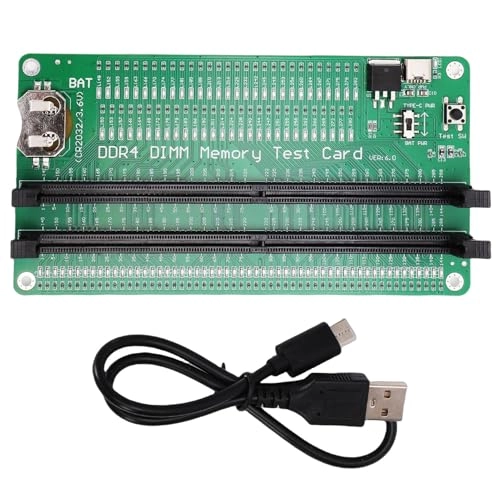 NOENNULL RAM Memory Tester Card - LED Light Indicator Dual Power Supply Mode