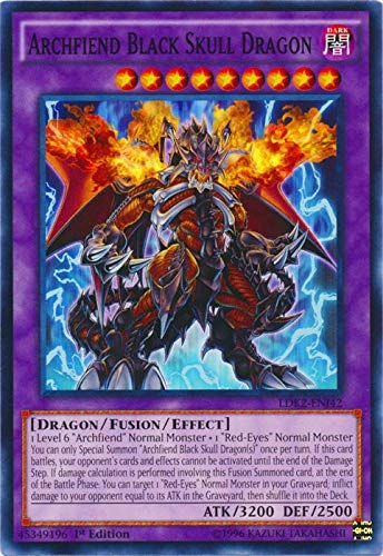 Archfiend Black Skull Dragon LDK2-ENJ42 - 1st Edition