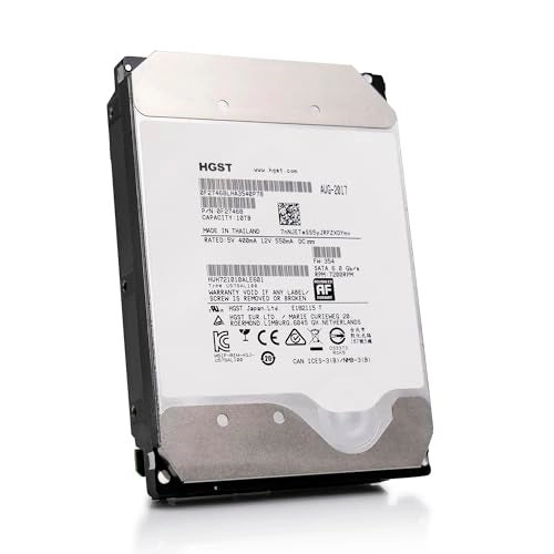 (Renewed) Ultrastar He10 3.5" 7200rpm 256MB SATA 6Gb/s (0F27452) - 10TB