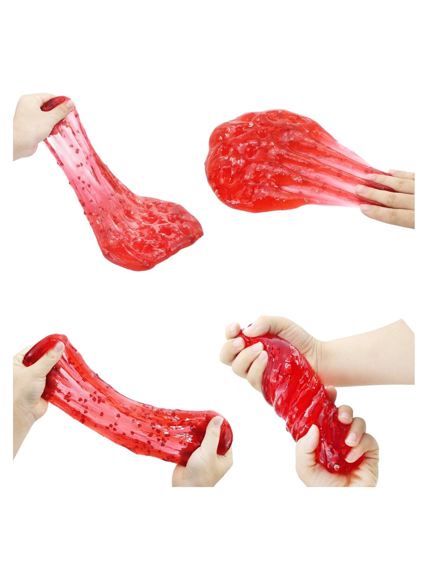 Clear Slime Crystal Putty - 5 pcs