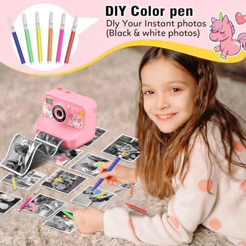 Z12 - Instant Print Camera 1080P Pink