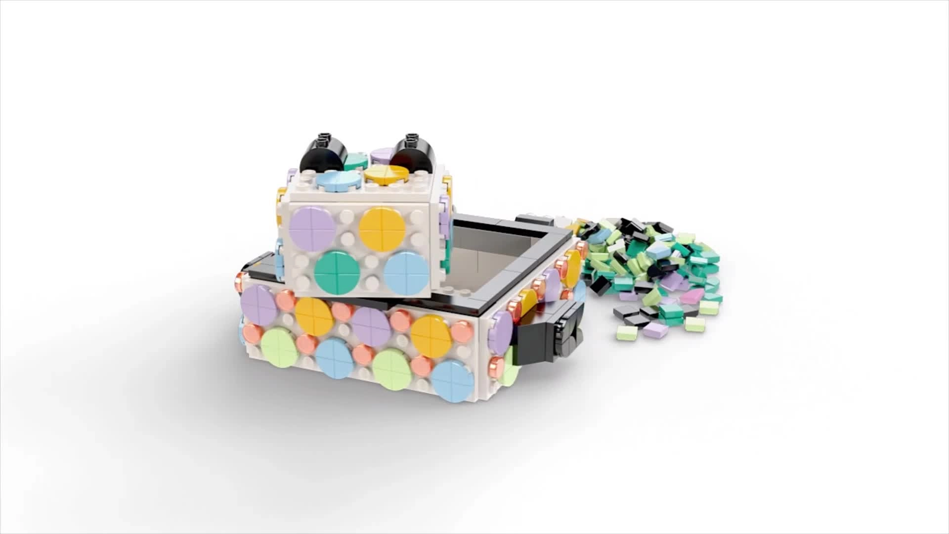 Cute Panda Tray (41959) - Toy Crafts Set Jewelry Box