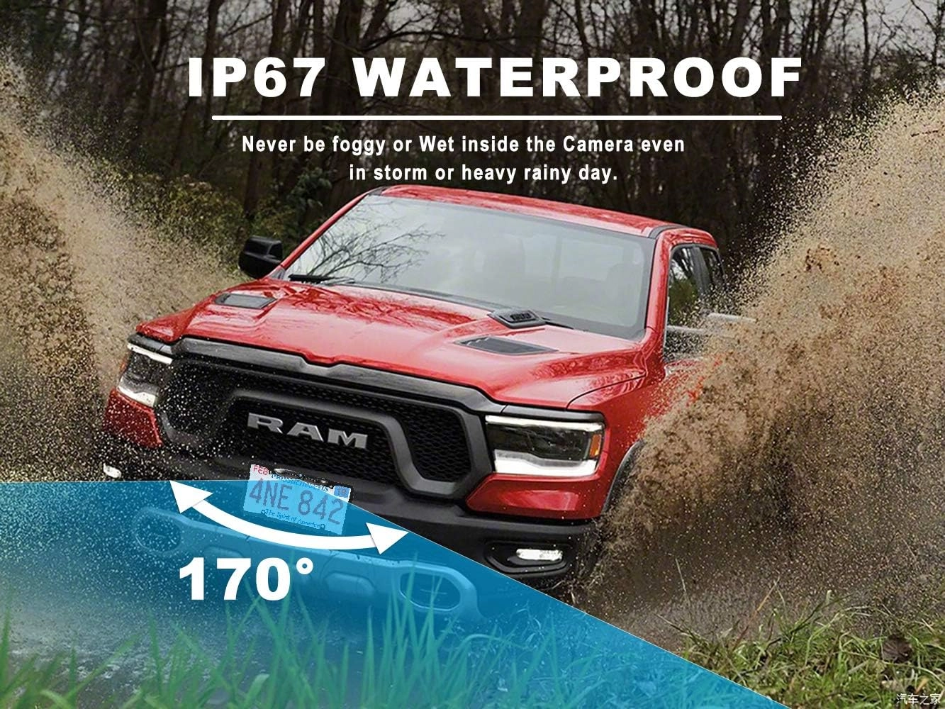 Backup Camera - Night vision Wired 960(H) * 576(V)