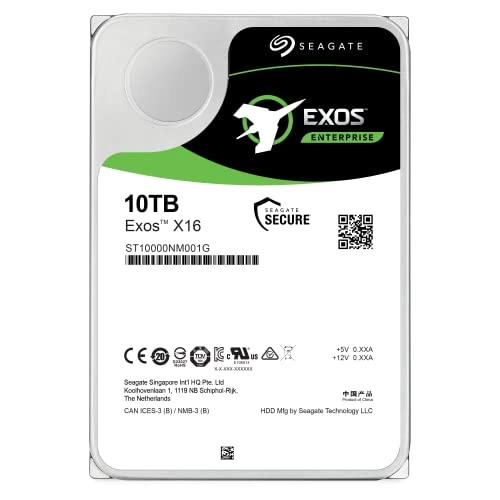 Exos X16 3.5" 7200rpm 256MB SATA 6Gb/s (ST10000NM001G) - 10 TB
