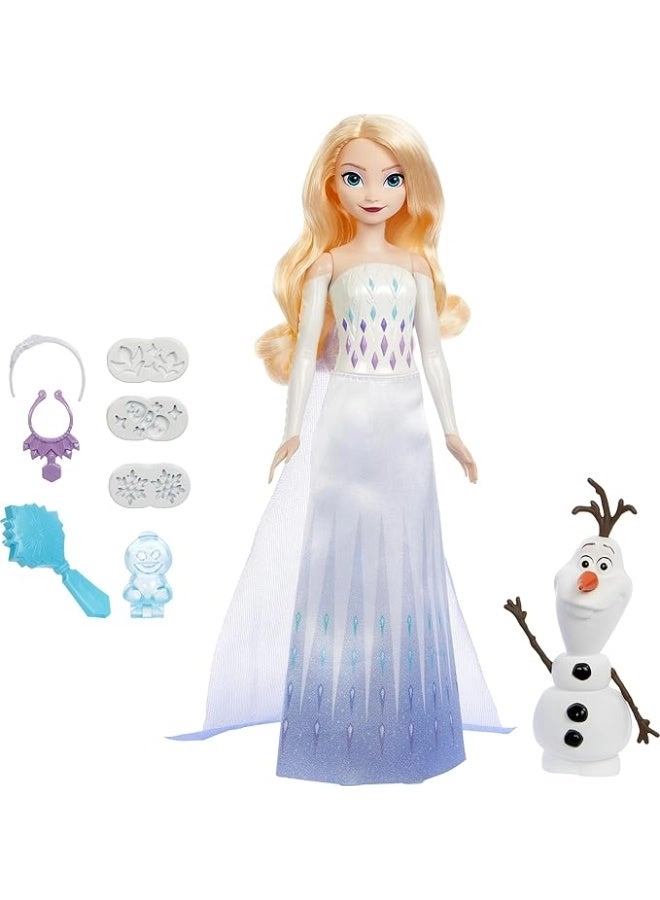 Elsa Fashion Doll + Olaf Figure