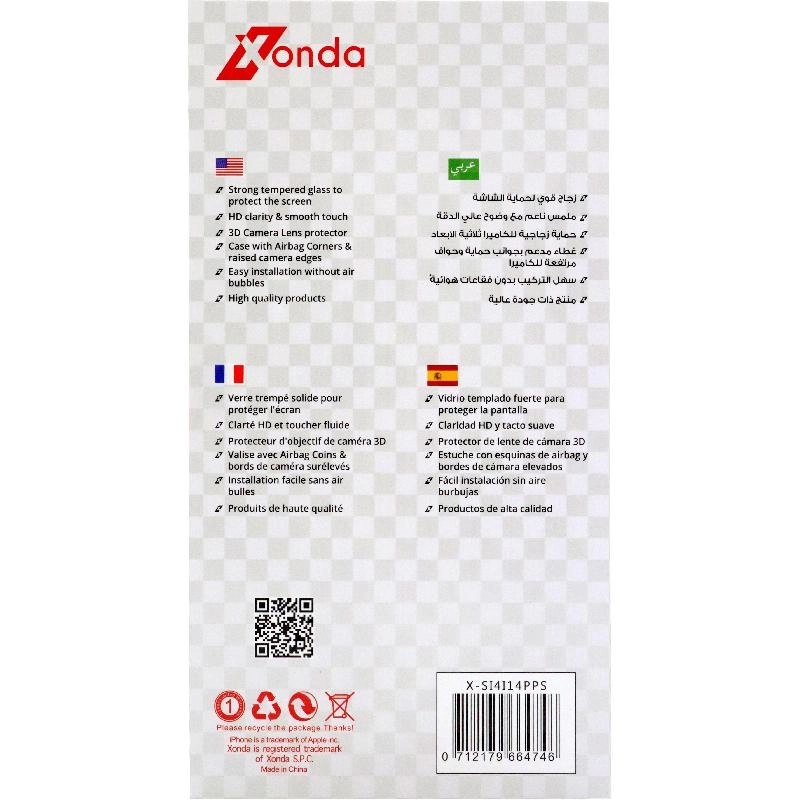 Clear Case + Tempered Glass + Camera Lens Cover + Anti-bacterial Spray for iPhone 15