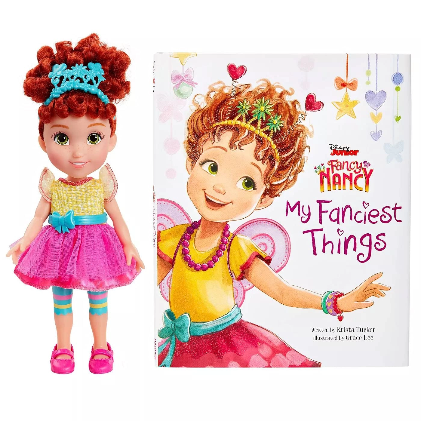 Disney Fancy Nancy Doll and Book Set Fancy Nancy Doll and Book Set - 10-inch My Fanciest Things Ages 3+