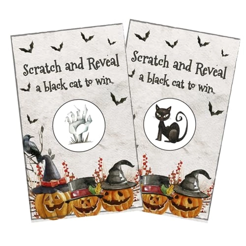 Halloween Scratch Off Cards - Adult 50