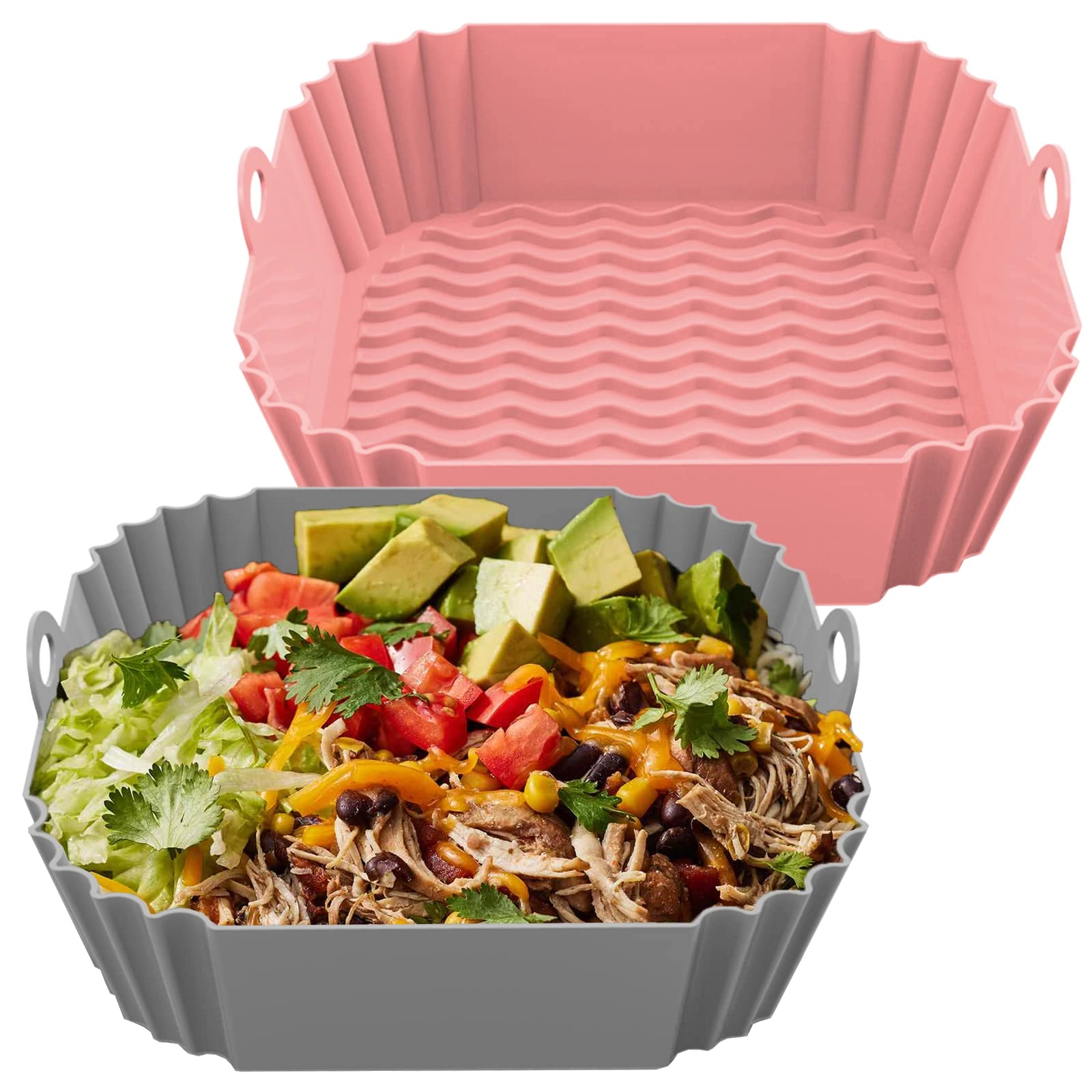 Air Fryer Silicone Liners - Silicone 2 Pack