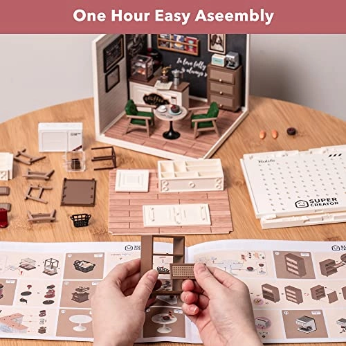 DIY Miniature House Kit - DAILY INSPIRATION CAFE 1:24