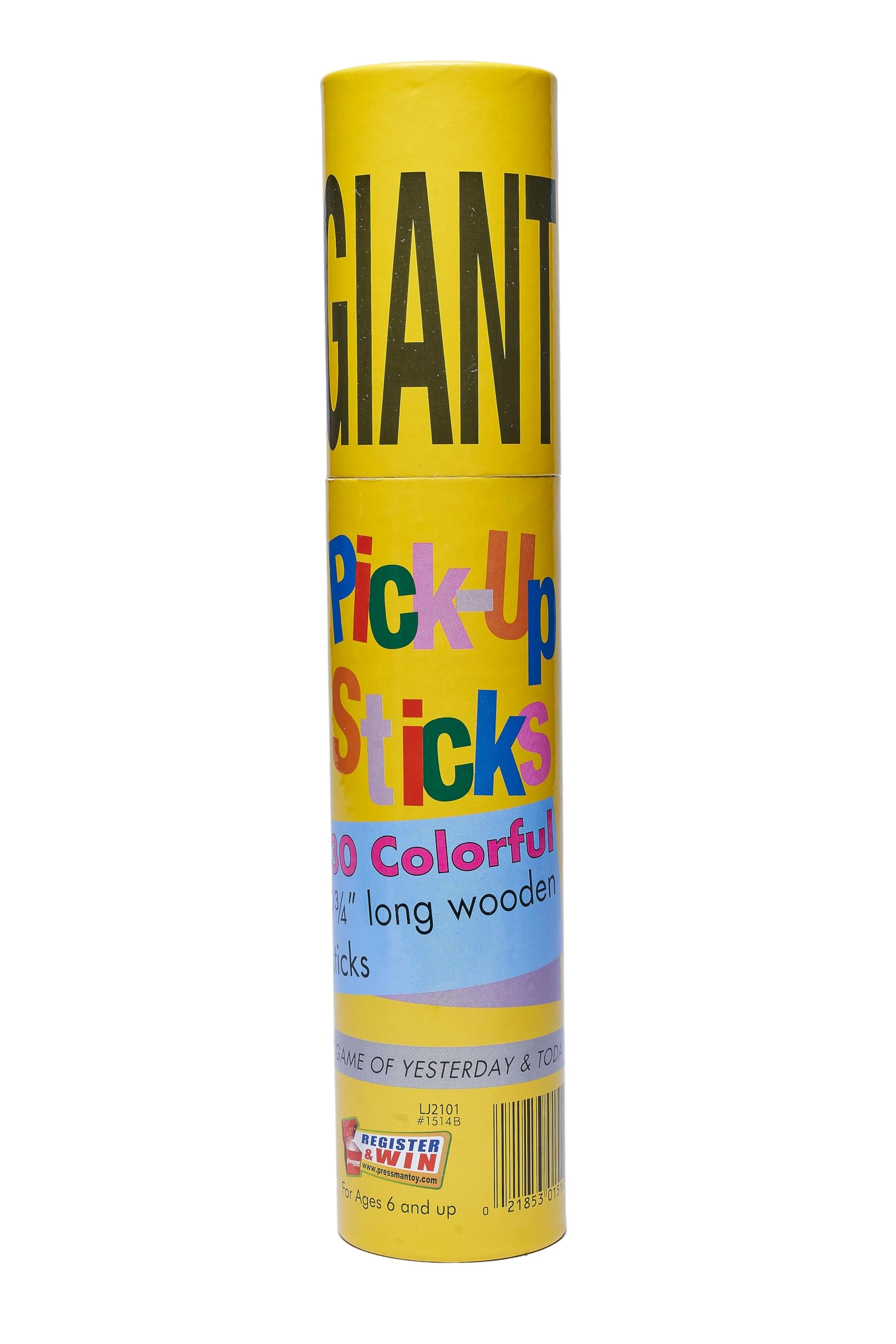 Pressman Giant Pick Up Sticks - Yellow