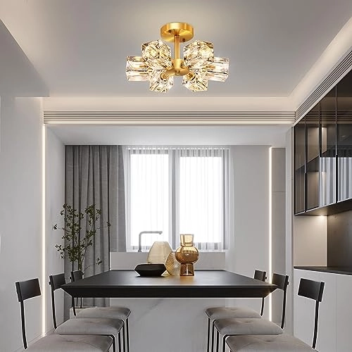 Semi Flush Mount Ceiling Light Fixture