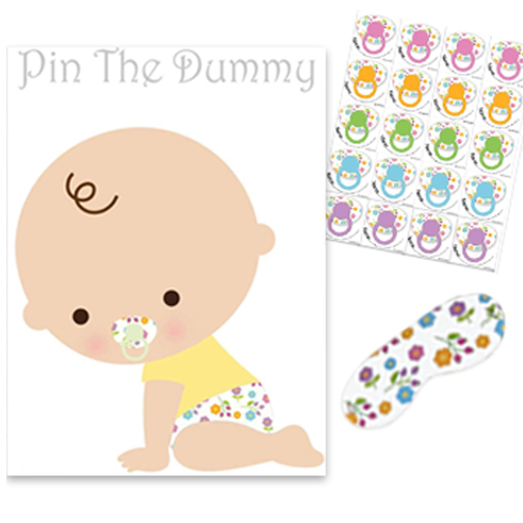 Baby Shower Host Pin The Dummy On the Baby - Adult 35 Players