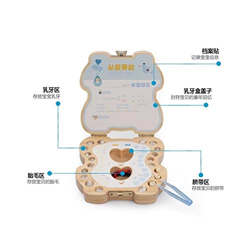 Deciduous Tooth Box - wooden