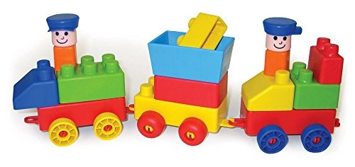 Edushape TrainThemed Soft Baby Blocks - 30 pcs