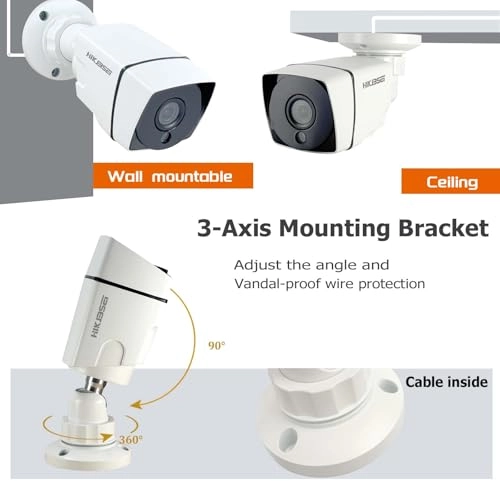 Security Camera System - 4 cameras 4 channels 5MP