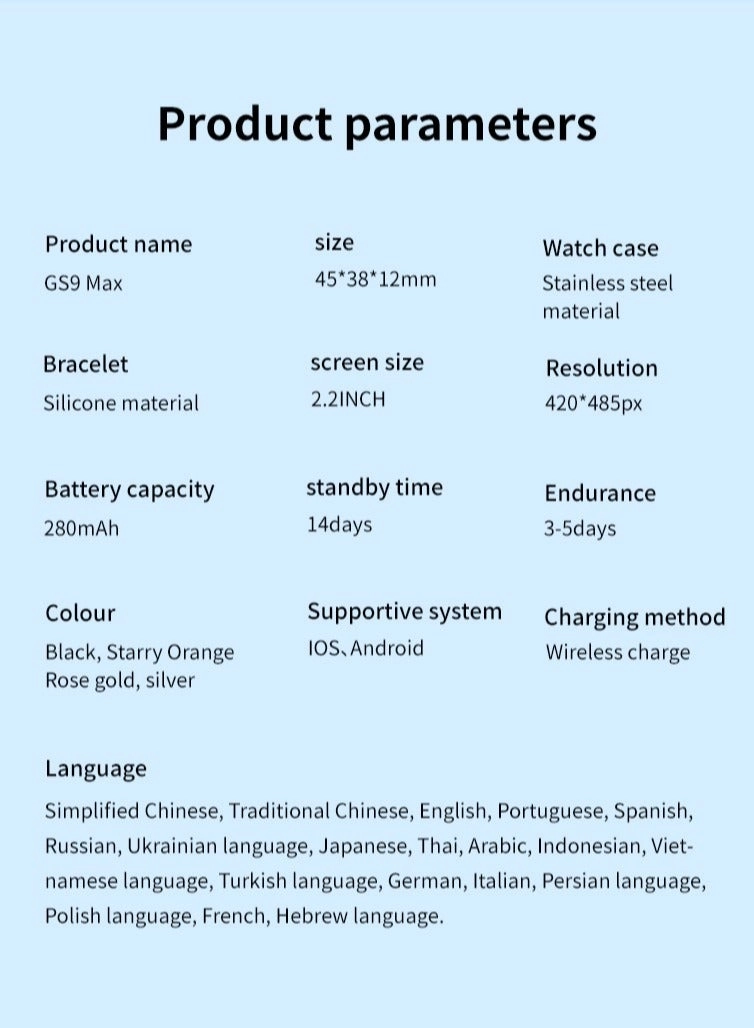 GS9 MAX - IP67 Bluetooth