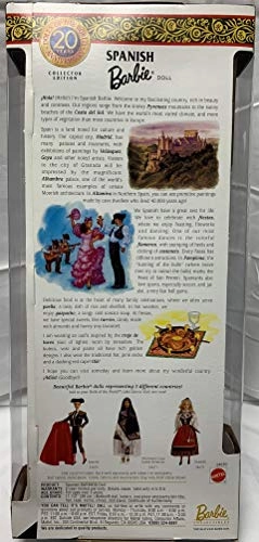 Barbie Dolls Of The World - Spain Black/Red/Beige Ages 6+