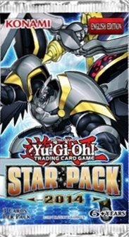 Konami YuGiOh Star Pack 2014 Booster Pack 1st Edition - 3pcs
