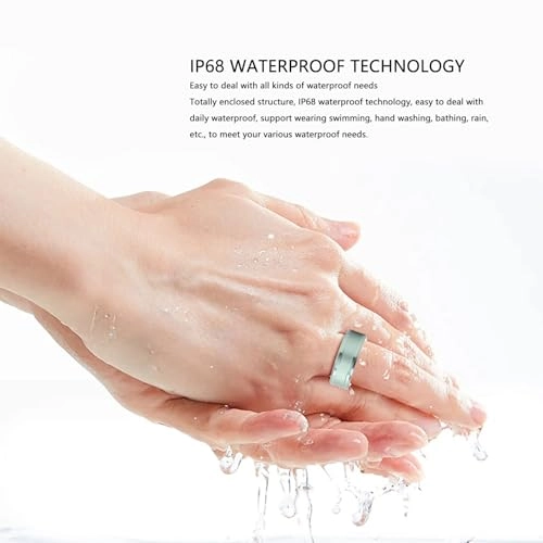 Smart Ring Health Tracker - IPX8 Waterproof 20mah Approx. 7 Days