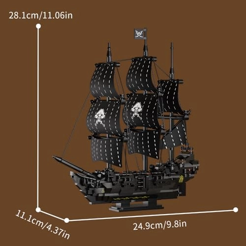 Black Pearl Pirate Ship - 774 pcs