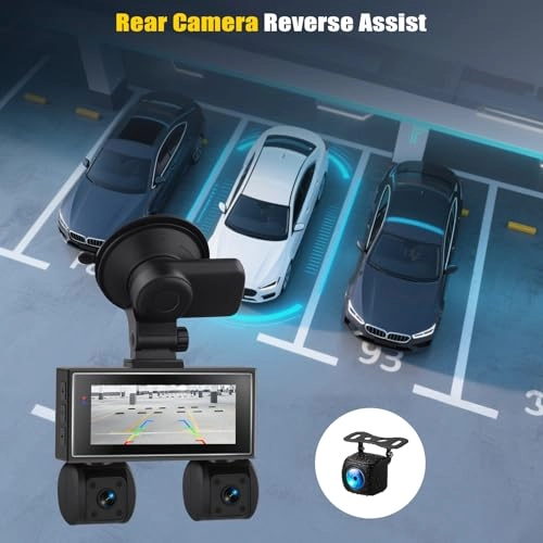 Car Dashcam - 2K+3*1080P