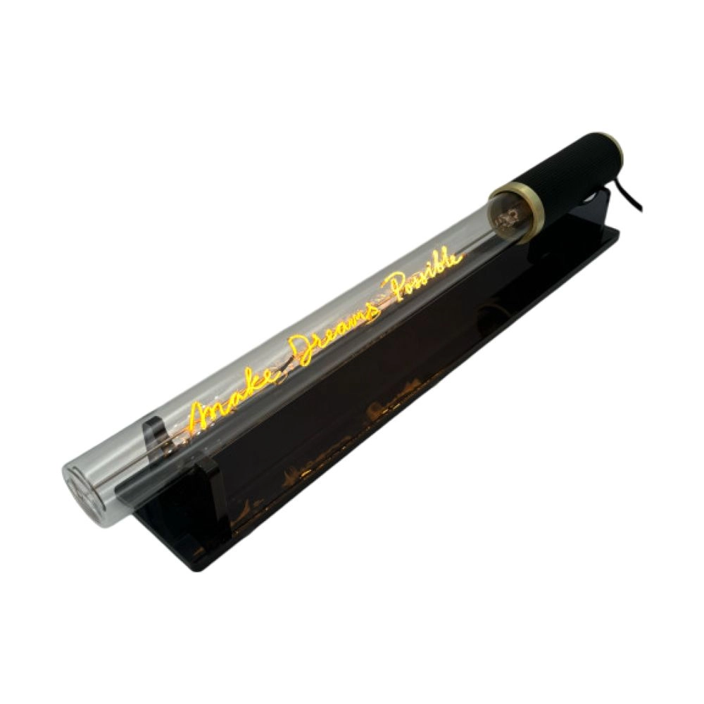 MESSAGE IN THE BULB Message In The Tube - Make dreams possible tubular design perfectly dimmable