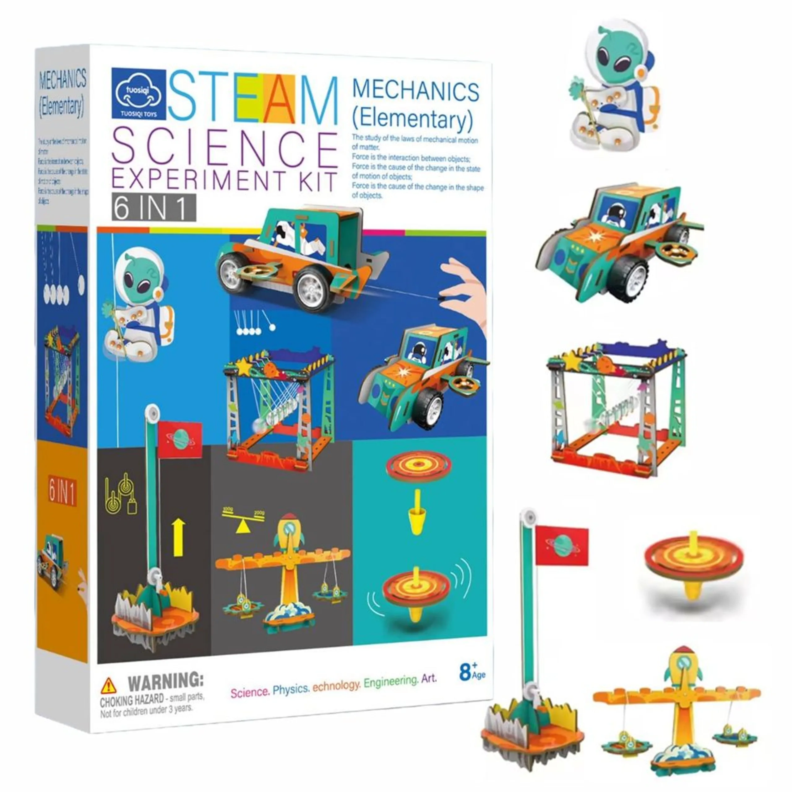 Chanak Mechanics Steam DIY Kit - 8 years+ 5 pieces