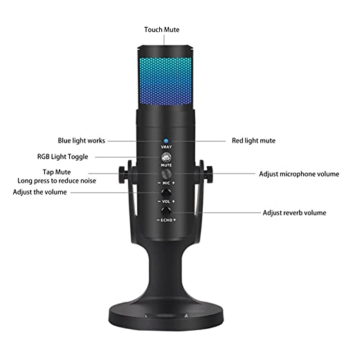 Jd-950 USB+3.5mm-Mini-Jack Microphone