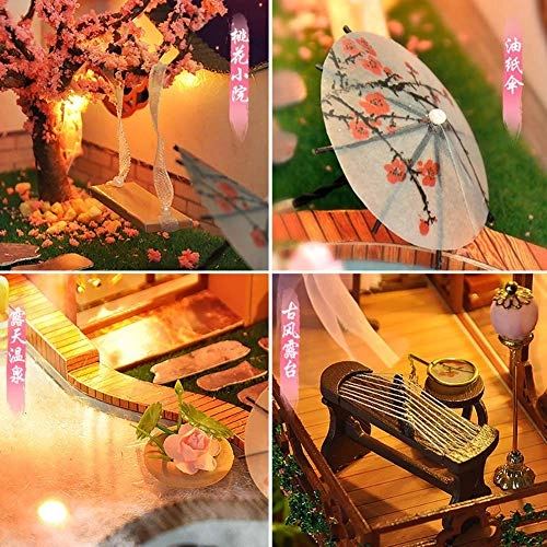 Dollhouse Miniature DIY House Kit - 1:24 Scale