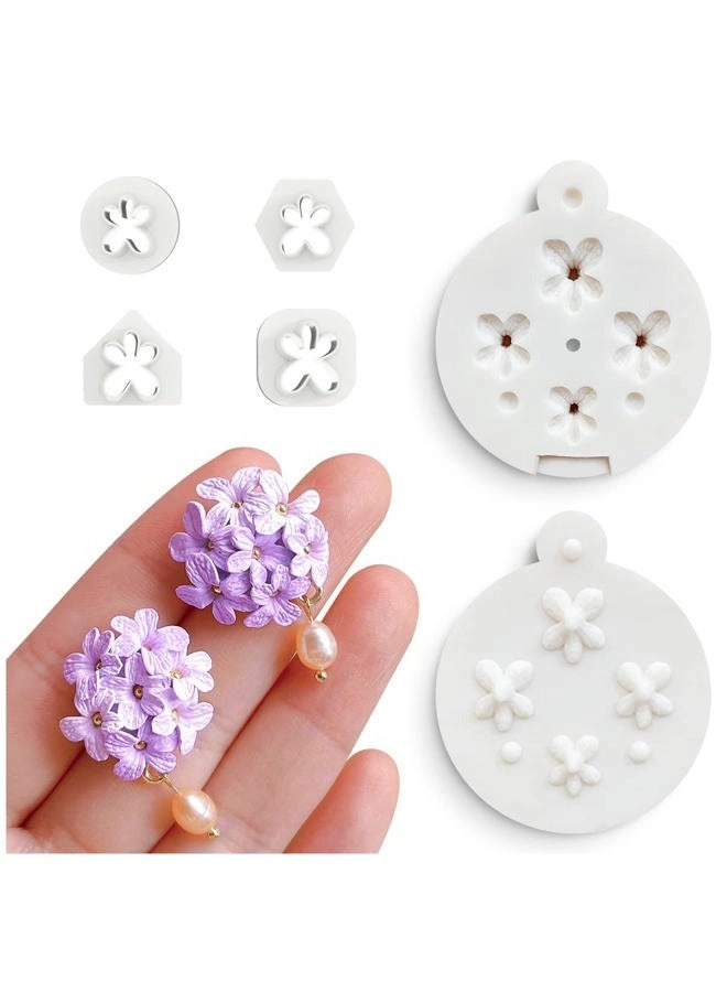 Flower Polymer Clay Molds - Daisy Miniature Jewelry Making