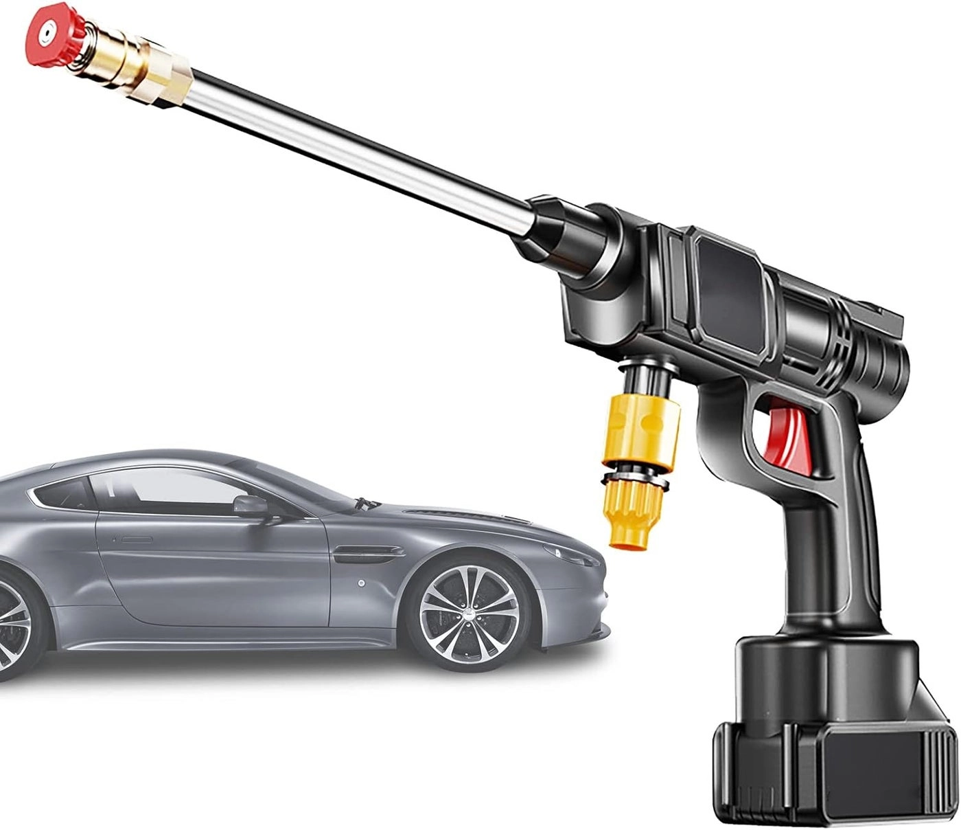 Cordless Electric Pressure Washer - 50Bar 20000mAh Foam Generator