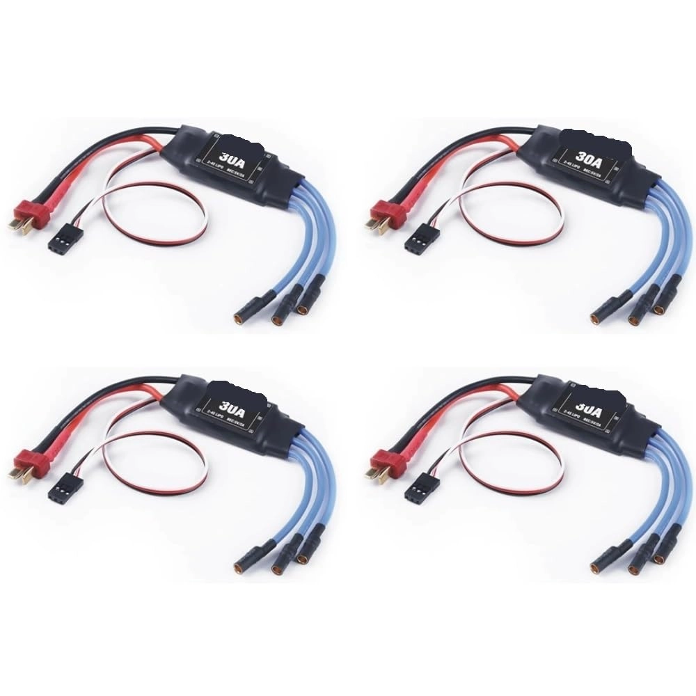 LINHUABAI Brushless Electric Speed Controller - 4PCS 5V 2A BEC 2-4S