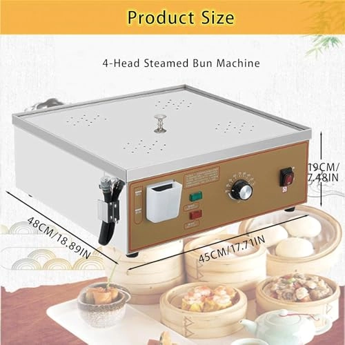 Electric Dim Sum Steamer - 2/4/6 hole 30-110C