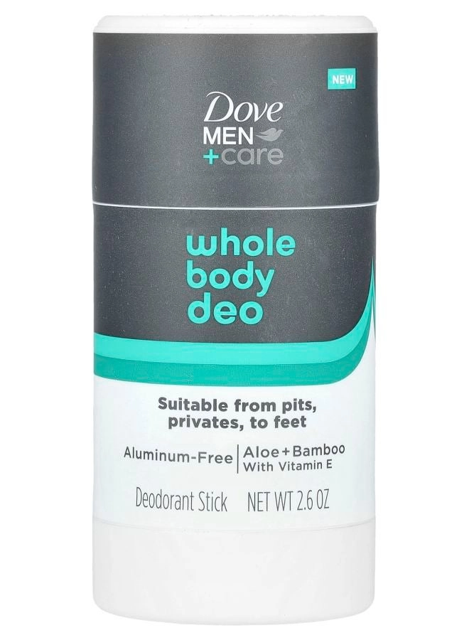 Dove Men + Care Whole Body Deo Deodorant Stick - Aloe + Bamboo 2.6 oz