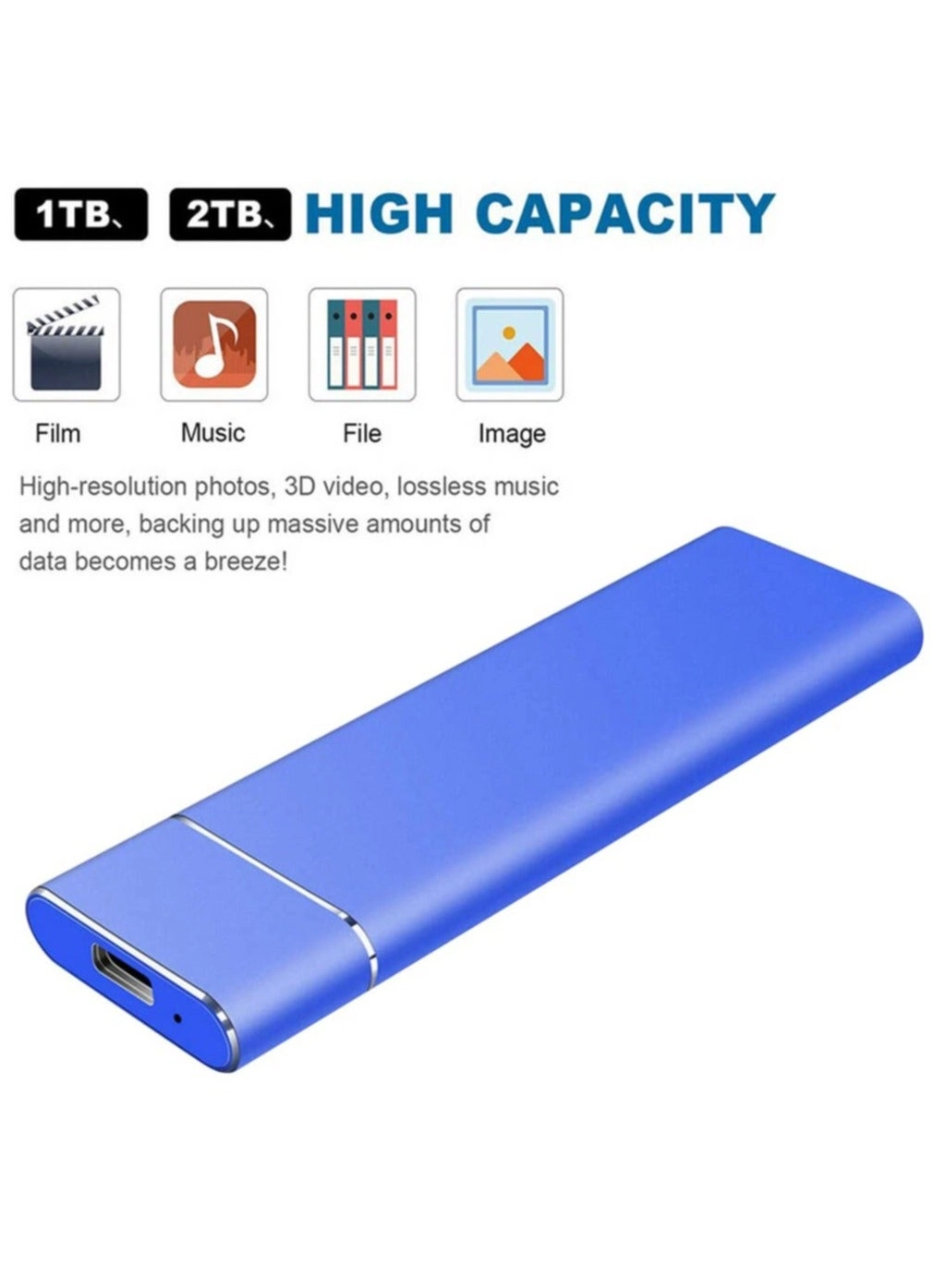 Solid State Mobile Hard Drive - 10 TB