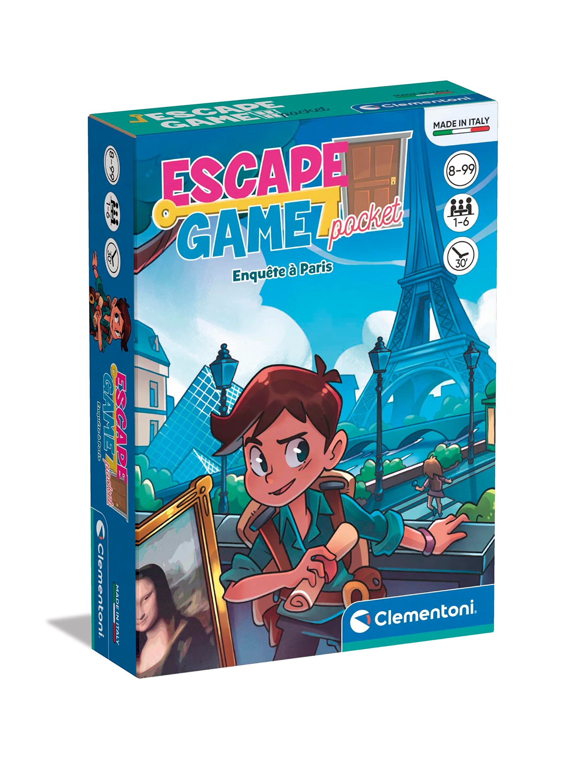 Clementoni Escape game de poche - Card Game (French)