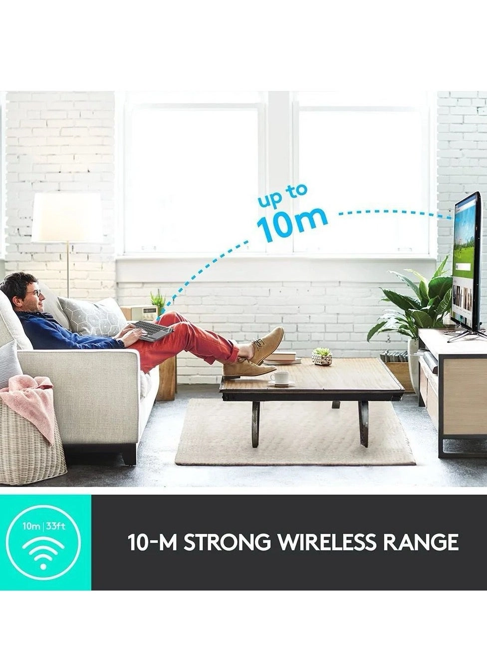 Ultimate Dual-Mode Wireless Keyboard - AR/EN Wireless