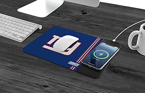 NFL Wireless Charging Mouse Pad - 22.86x9.91 cm