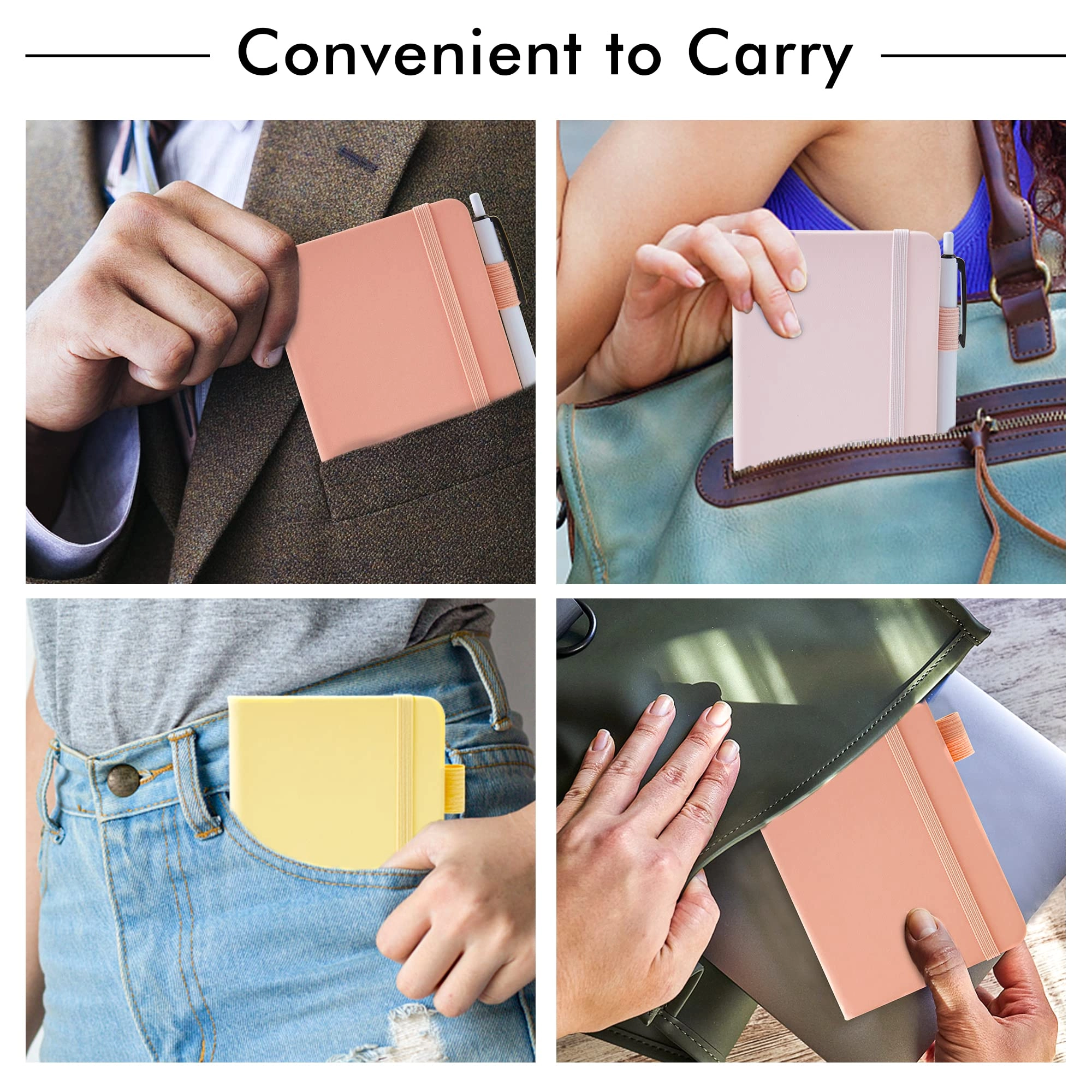 Pocket Notebook A6 Hardcover - Lined 56 Sheets