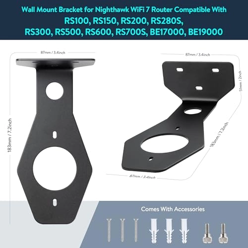 Wall Mount Kit - 1 piece(s) RS100 RS150 RS200 RS280S RS300 RS500 RS600 RS700S BE3600 BE5000 BE6500 BE9200 BE9300 BE12000 BE17000 BE18000 BE19000