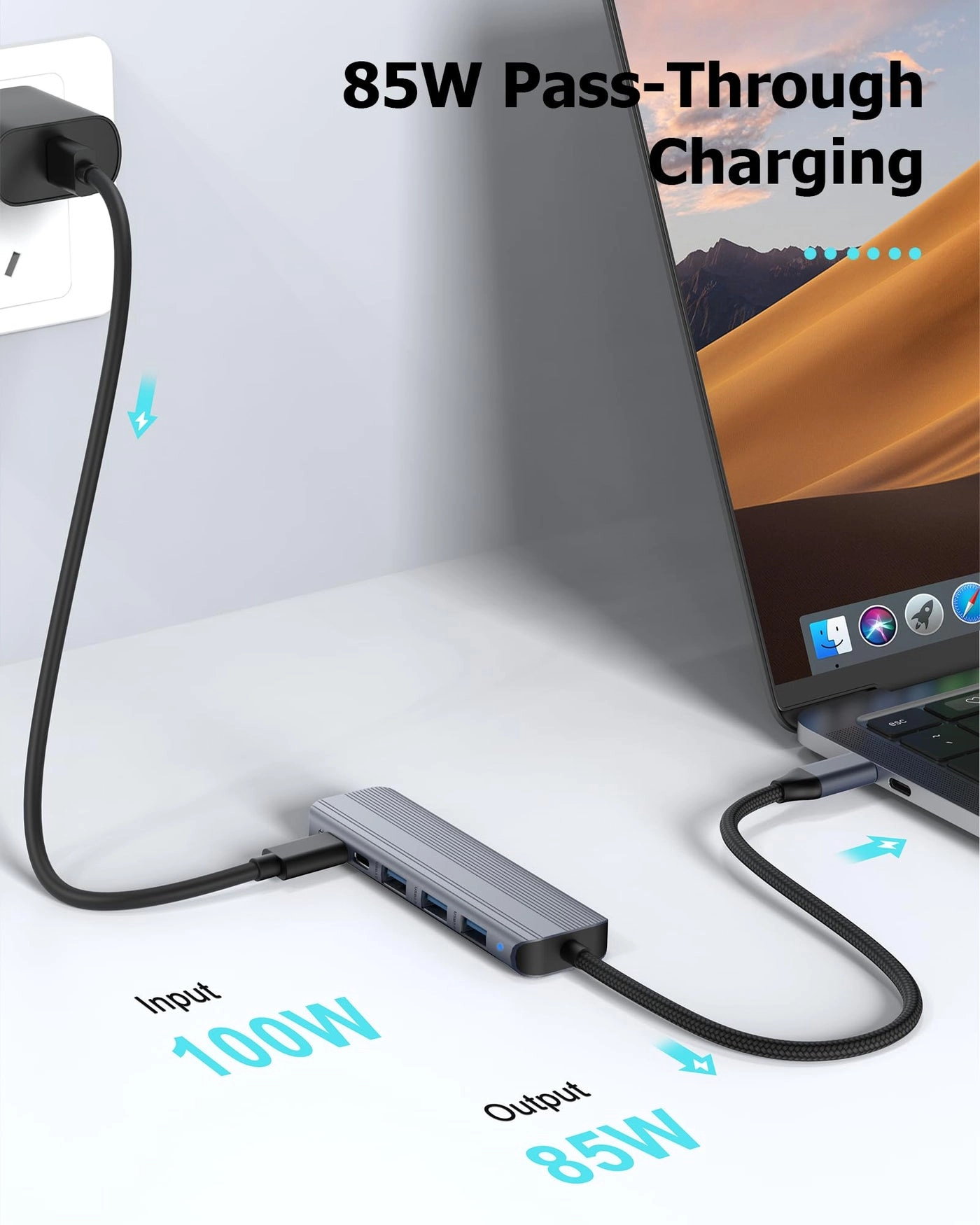 USB C Hub - HDMI 4k@30Hz 100W