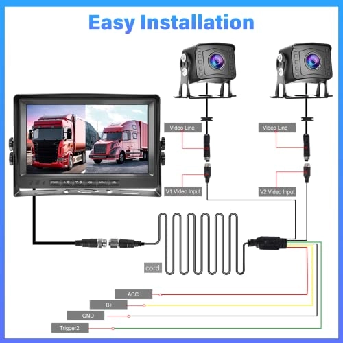 Reversing Camera System - Night Vision Wired 1080P