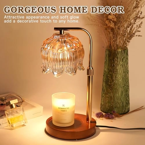 Candle Warmer Lamp - Height Adjustable Timer 2 Bulbs