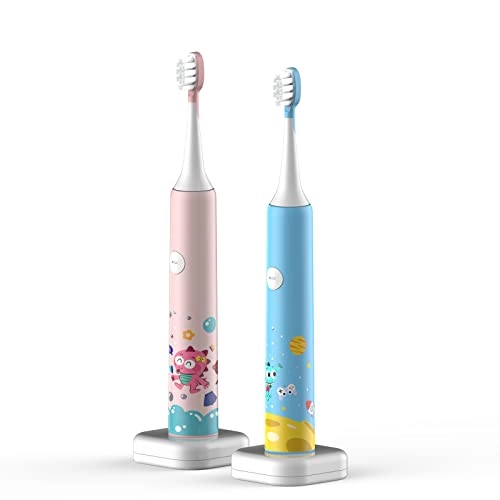Sonic Smart Toothbrush - IPX7 Waterproof Wireless Induction Charging 3 Brush Heads