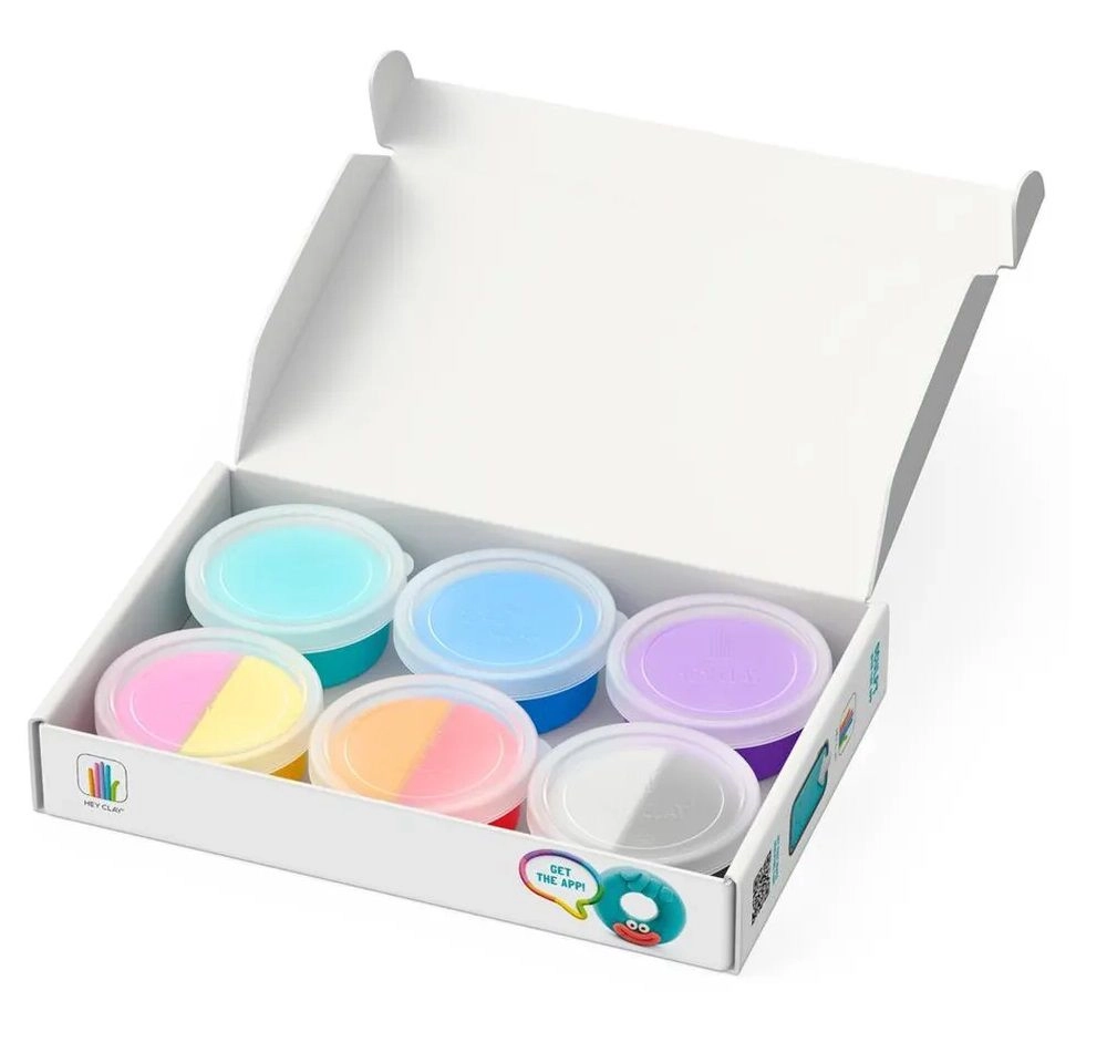 DIY Monsters Plastic Modelling Air Dry Clay Kit - 3+ years 6 pcs