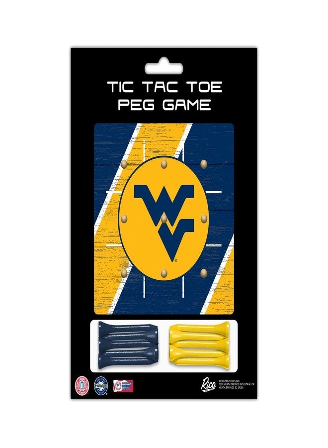 West Virginia Mountaineers Peg Tic Tac Toe