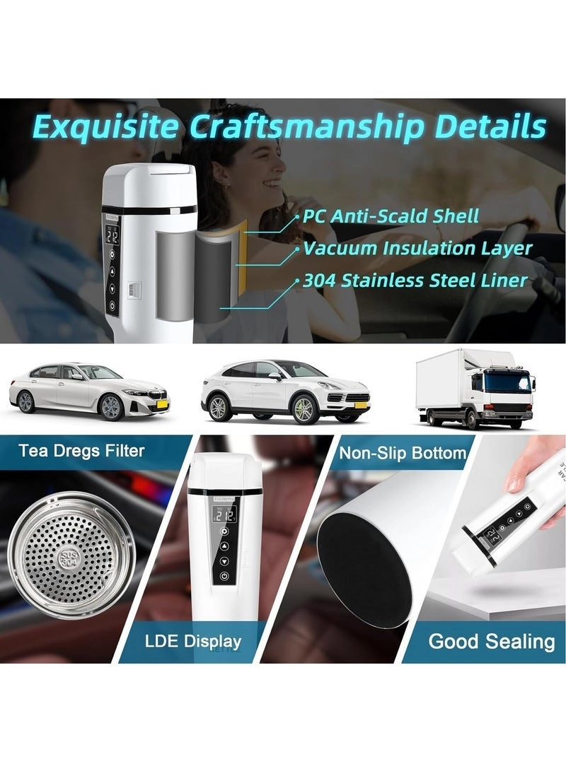 Portable Water Boiler - 12V/24V Multiple Temperature Adjustable