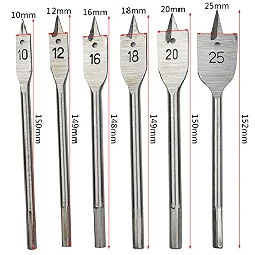 HFB_04 - Tempered Steel 6 Pieces 10 Mm 12 Mm 16 Mm 18 Mm 20 Mm 25 Mm